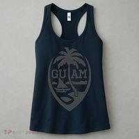 Guam Flag Seal | USA Guamanian Chamorro Gifts Hoodie Women's Tank Top thumb 3