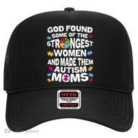 God Found Strongest Women And Make Them Autism Moms Hat thumb 0