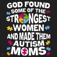 God Found Strongest Women And Make Them Autism Moms Hat thumb 2