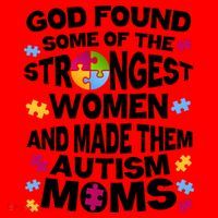 God Found Strongest Women And Make Them Autism Moms Santa Hat thumb 1