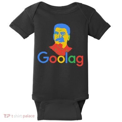 Goolag Funny Soviet Era Political Joke Free Speech Stalin Baby Bodysuit