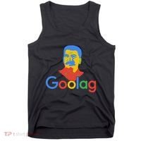 Goolag Funny Soviet Era Political Joke Free Speech Stalin Tank Top thumb 0