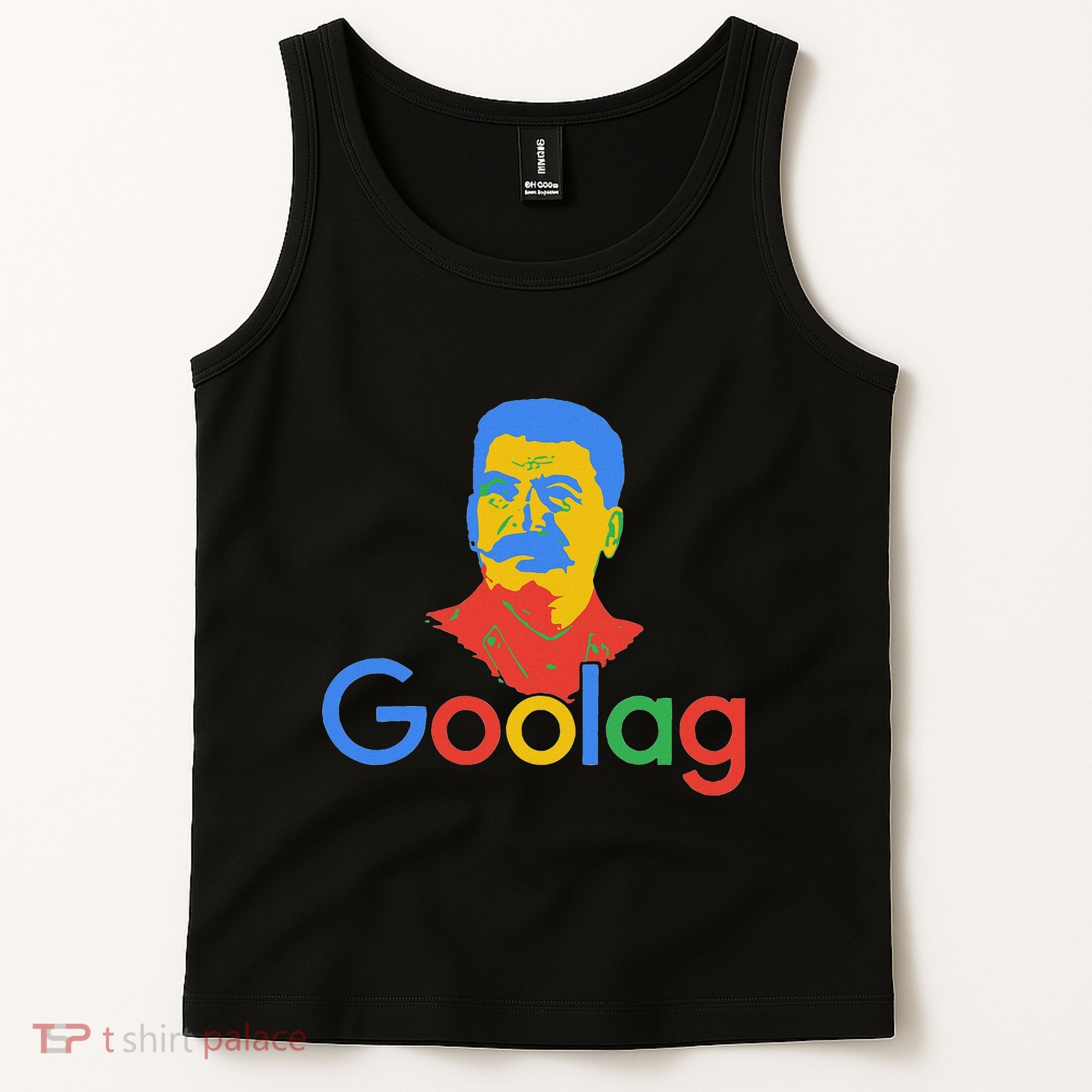 Goolag Funny Soviet Era Political Joke Free Speech Stalin Tank Top