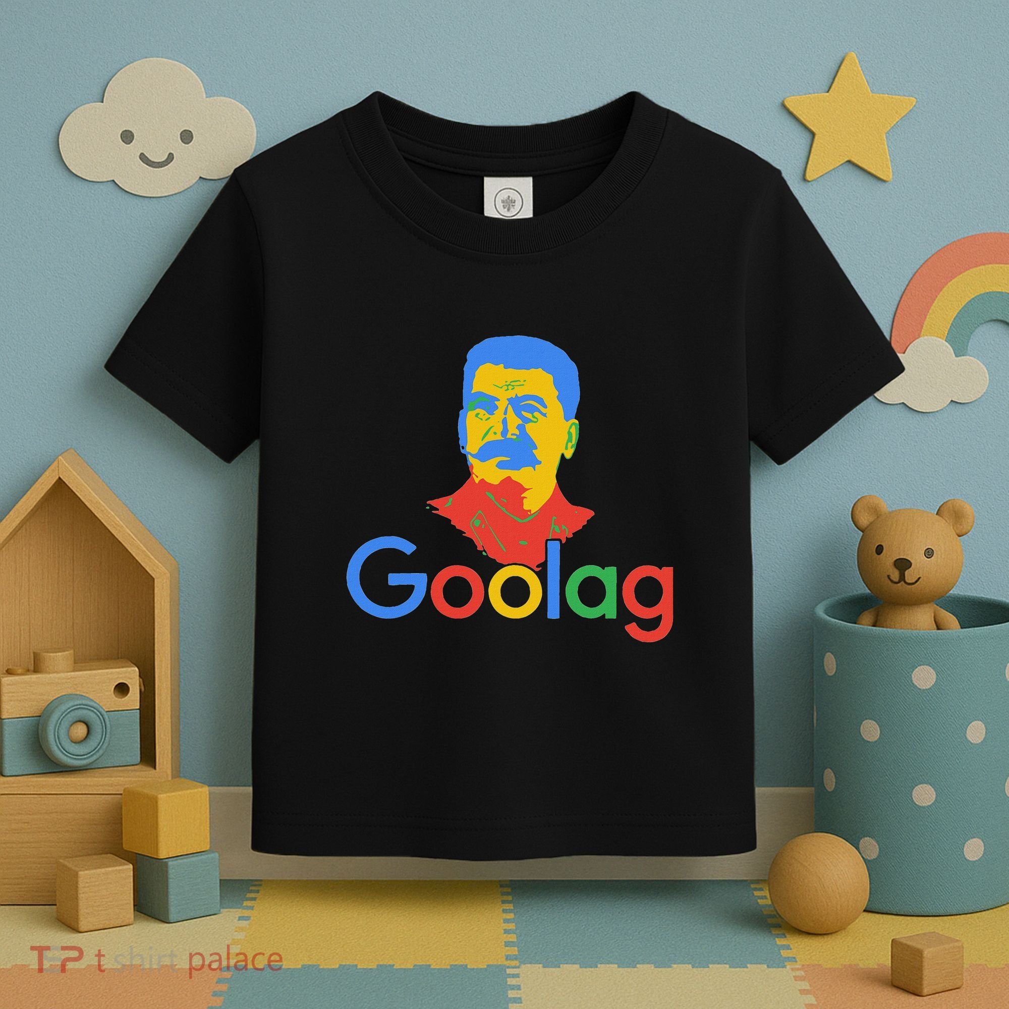 Goolag Funny Soviet Era Political Joke Free Speech Stalin Toddler T-Shirt
