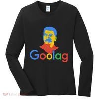 Goolag Funny Soviet Era Political Joke Free Speech Stalin Women's Long Sleeve Shirt thumb 0