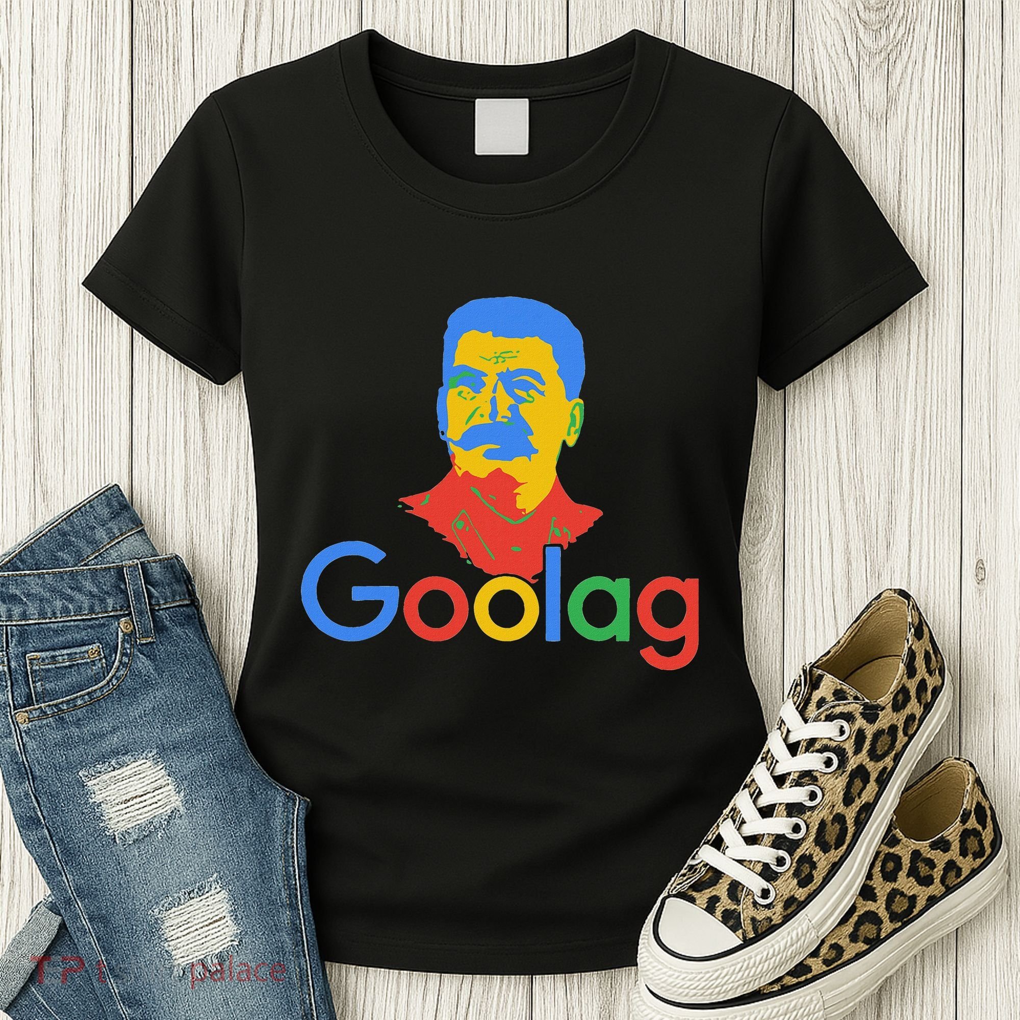 Goolag Funny Soviet Era Political Joke Free Speech Stalin Women's T-Shirt