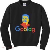 Goolag Funny Soviet Era Political Joke Free Speech Stalin Kids Sweatshirt thumb 0