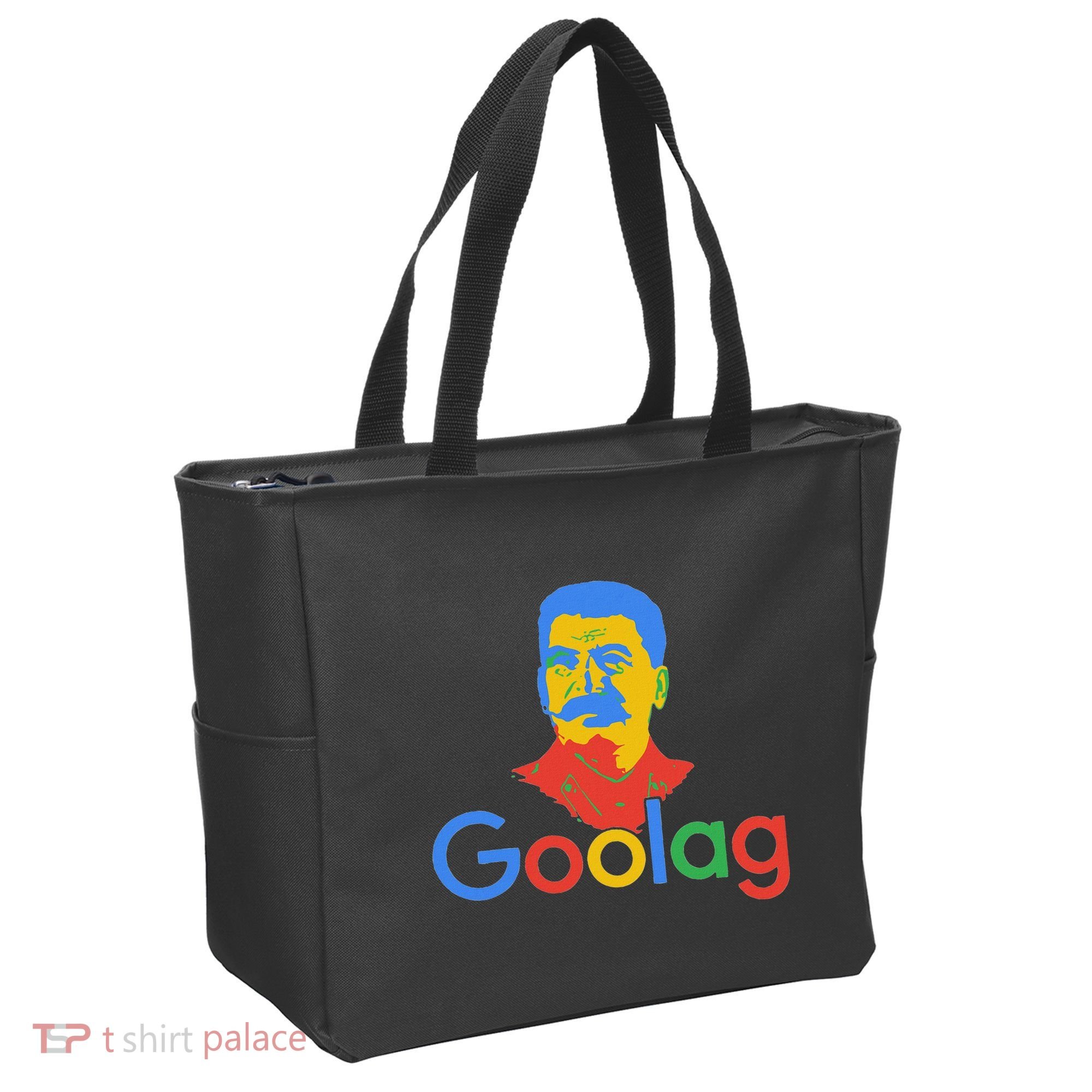 Goolag Funny Soviet Era Political Joke Free Speech Stalin Tote Bag