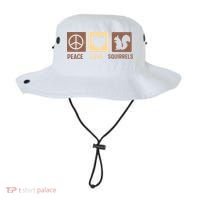 Gift For Squirrel Lovers Cute Gift Peace Love Squirrels Gift Bucket Hat thumb 0