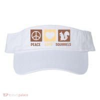 Gift For Squirrel Lovers Cute Gift Peace Love Squirrels Gift Visor thumb 0