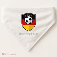 Germany Football Soccer Team Deutschland USA-Made Doggie Bandana thumb 0