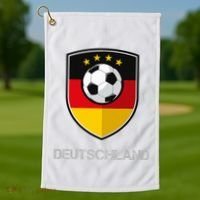 Germany Football Soccer Team Deutschland Golf Towel thumb 1