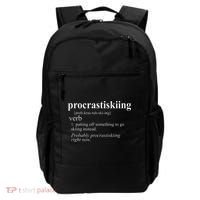 Gifts For Skiers  Procrastiskiing Funny Skiing Backpack thumb 0