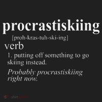 Gifts For Skiers  Procrastiskiing Funny Skiing Tumbler thumb 3