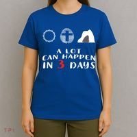 Good Friday To Easter Sunday A Lot Can Happen In 3 Days Gift T-Shirt thumb 4