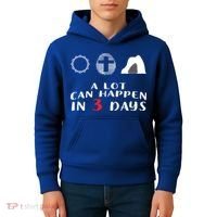 Good Friday To Easter Sunday A Lot Can Happen In 3 Days Gift Kids Hoodie thumb 4