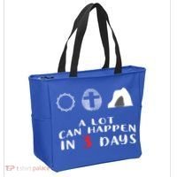 Good Friday To Easter Sunday A Lot Can Happen In 3 Days Gift Tote Bag thumb 2