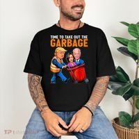 Garbage For Trump 2024 Funny Time To Take Out Garbage Biden Comfort Colors T-Shirt thumb 3