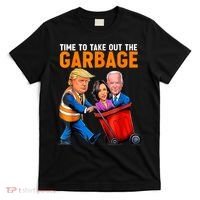 Garbage For Trump 2024 Funny Time To Take Out Garbage Biden T-Shirt thumb 0
