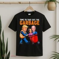 Garbage For Trump 2024 Funny Time To Take Out Garbage Biden T-Shirt thumb 2