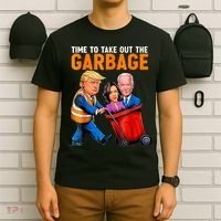 Garbage For Trump 2024 Funny Time To Take Out Garbage Biden T-Shirt thumb 6