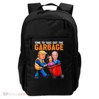 Garbage For Trump 2024 Funny Time To Take Out Garbage Biden Backpack thumb 0