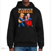 Garbage For Trump 2024 Funny Time To Take Out Garbage Biden District V.I.T. Heavyweight Hoodie thumb 0