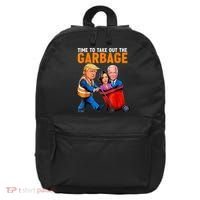 Garbage For Trump 2024 Funny Time To Take Out Garbage Biden 16 in Basic Backpack thumb 0