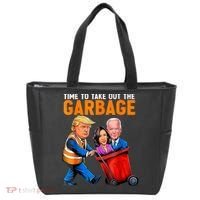 Garbage For Trump 2024 Funny Time To Take Out Garbage Biden Tote Bag thumb 0
