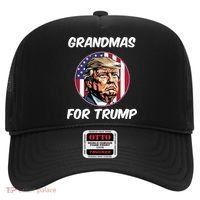 Grandmas For Trump American Flag Hat thumb 0