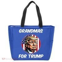 Grandmas For Trump American Flag Tote Bag thumb 0