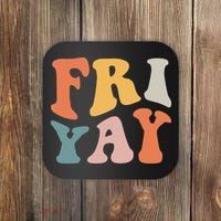 Groovy FriYay! Teachers Weekend Day Of The Week Teachers Coaster thumb 0