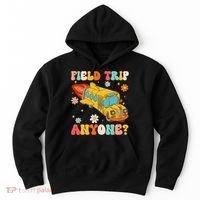Groovy Field Trip Anyone School Bus Driver Yellow Bus Driver Hoodie thumb 0