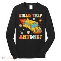 Groovy Field Trip Anyone School Bus Driver Yellow Bus Driver Long Sleeve Shirt thumb 0