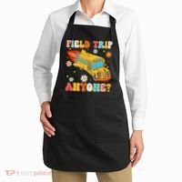 Groovy Field Trip Anyone School Bus Driver Yellow Bus Driver Apron thumb 2