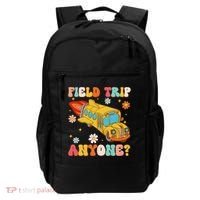 Groovy Field Trip Anyone School Bus Driver Yellow Bus Driver Backpack thumb 0
