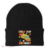 Groovy Field Trip Anyone School Bus Driver Yellow Bus Driver Beanie thumb 0
