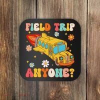 Groovy Field Trip Anyone School Bus Driver Yellow Bus Driver Coaster thumb 0