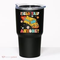 Groovy Field Trip Anyone School Bus Driver Yellow Bus Driver Tumbler thumb 0
