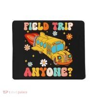 Groovy Field Trip Anyone School Bus Driver Yellow Bus Driver Mousepad thumb 0