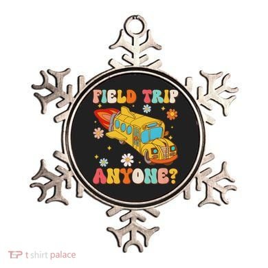 Groovy Field Trip Anyone School Bus Driver Yellow Bus Driver Ornament
