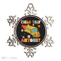 Groovy Field Trip Anyone School Bus Driver Yellow Bus Driver Ornament thumb 0