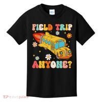 Groovy Field Trip Anyone School Bus Driver Yellow Bus Driver Kids T-Shirt thumb 0