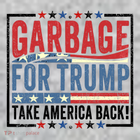 Garbage For Trump Take America Back The Baniff Cuffed Pom Beanie thumb 2