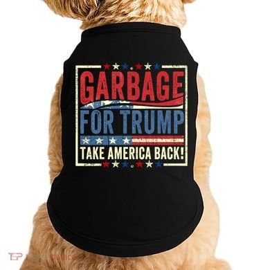 Garbage For Trump Take America Back Doggie Tank