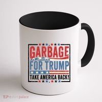 Garbage For Trump Take America Back Coffee Mug thumb 1