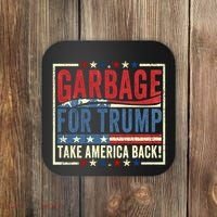Garbage For Trump Take America Back Coaster thumb 0