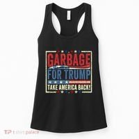 Garbage For Trump Take America Back Women's Tank Top thumb 0