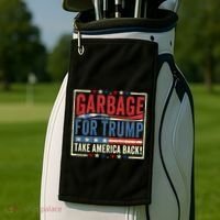 Garbage For Trump Take America Back Golf Towel thumb 2
