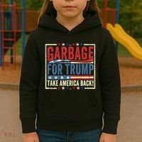 Garbage For Trump Take America Back Kids Hoodie thumb 3